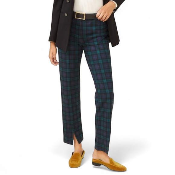 J. McLaughlin Pants - J. McLaughlin Deanne Tarrytown Plaid Straight Leg Pants | 12